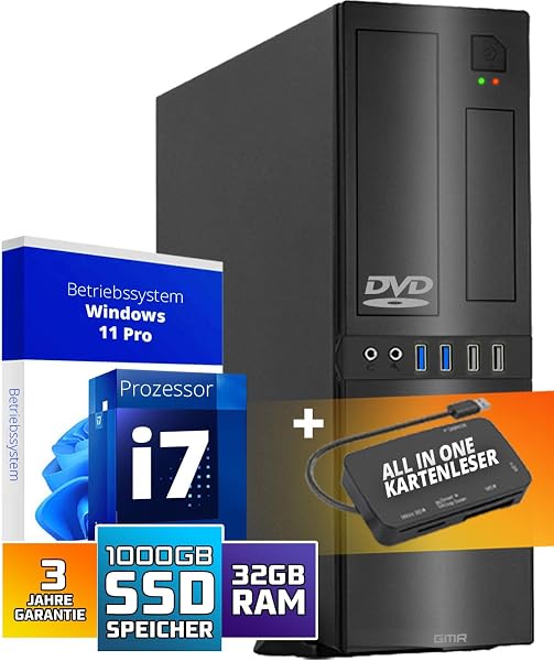 GMR Ultra Slim i7 Office PC - tweedehands - zeer goed — outlet/retourdeal