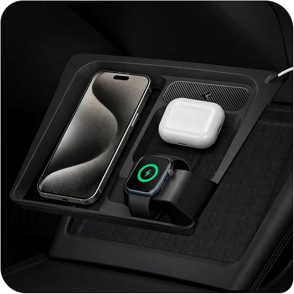 Spigen Tesla Model 3 2024 Highland 3 in 1 Draadloos opladen Hub Mount - tweedehands - zeer goed — outlet/retourdeal