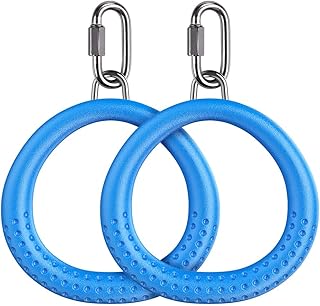 Dolibest Ninja Gymnastiekringen, aapring, outdoor, achtertuin, Ninja-accessoireset, swingbarringen, fruittrack voor trainingsuitrusting voor kinderen, capaciteit 1000 lb