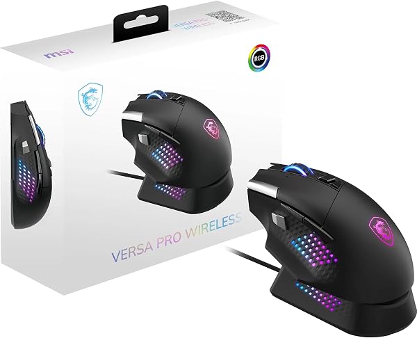 MSI VERSA PRO draadloze gamingmuis - tweedehands - als nieuw — outlet/retourdeal