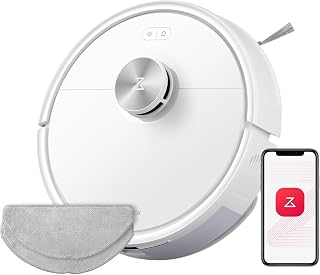 roborock Q7 M5 Robotstofzuigerset met dweilfunctie, 10.000 Pa zuigkracht, dubbel antiklitsysteem, 150 min. gebruiksduur, LiDAR-navigatie, Stofzuigerrobot voor tapijt, dierenharen, App