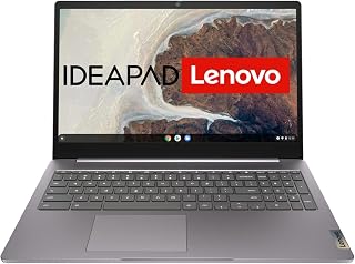 Lenovo Chromebook IdeaPad 3i, 15,6" Full HD Touch Display, Intel Celeron N4500, 8 GB RAM, 128 GB SSD, Intel UHD Graphics, Chrome OS, QWERTZ, grijs