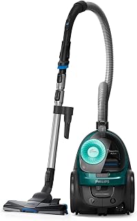 Philips 5000 Series Stofzuiger zonder Zak - 900 W Vermogen met Allergiefilter en Triactive-Mondstuk (Fc9555/09)