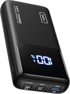 INIU Power Bank, 100 W 25000mAh Powerbank Klein maar Sterke, USB C Input & Output Laptop Externe Batterij Compatibel met MacBook Pro iPad Air iPhone 16 15 14 Pro Samsung S24 S23