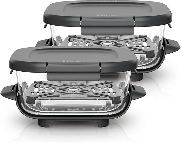 Ninja CRISPi 1 4 l TempWare glazen containers met - outlet/retourdeal