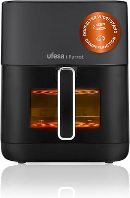 Ufesa Parrot Dubbele Weerstands Air Fryer met Stoom - outlet/retourdeal