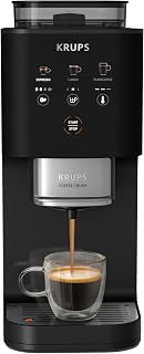 Krups SA4028E0 Coffee Crush Extra automatische koffiemachine, compact ontwerp, koffie met één druk op de knop, personaliseren, slechts 15 cm breed, eenvoudig schoonmaken