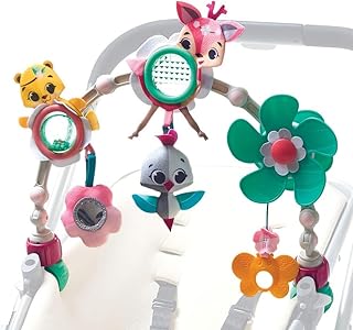 Tiny Love Sunny Stroll Activiteitenboog met Ratelende Speeltjes, 0m+, Verstelbare Clips die passen op de meeste Kinderwagens of Buggy's, Tiny Princess Tales