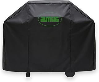 Amig - Buiten BBQ Beschermhoes Waterdicht - 117 x 66 x 117 cm - Zwart - Gemaakt van Oxford 210D stof - Stof met UV-bescherming - Water-, regen- en zonbestendig. - Mod. AM31