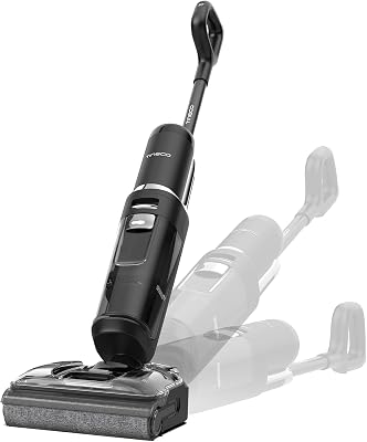 Tineco Floor ONE S7 Stretch Ultra snoerloze droge en natte stofzuiger, 180° plat anti-klitontwerp, looptijd 50 minuten, zelfreinigende flashdry bij 85°C, randreiniging aan beide zijden
