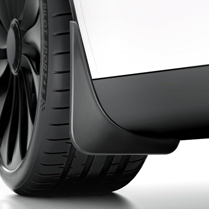 REEVAA 2025 Tesla Nieuw Model Y Juniper-accessoires - Spatlappen [boren niet nodig] Modderbescherming voor alle weersomstandigheden voor Model Y Juniper 2025-2026, zwart (set van 4)