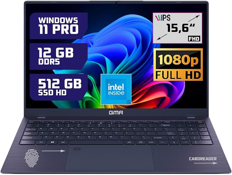GMR 15 6 inch Full HD laptop - outlet/retourdeal