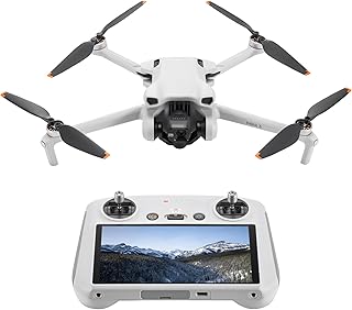 DJI Mini 3 (DJI RC) – Lichtgewicht en opvouwbare minicameradrone met 4K HDR-video, 38 minuten vliegtijd, echt verticaal fotograferen en intelligente functies, C0