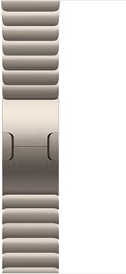 Apple Watch Band - Schakelarmband - 46 mm - Naturel - Eén maat voor de meeste polsen