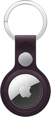 Apple FineWoven AirTag‑sleutelhanger - Braambes 