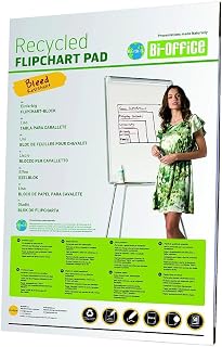 Bi-Office FL0311802 Earth-It Flipchartblok van gerecycled papier