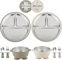 PandaEar Set van 8 babyvoeding - outlet/retourdeal