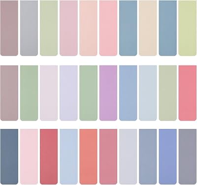 JIANTA Magnetische Bladwijzer, 30 Stuks Magnetische Boekmarkeringen, Boekmarkeringsclip voor Heren Vrouwen Boekliefhebbers Kantoorartikelen Boeklezen