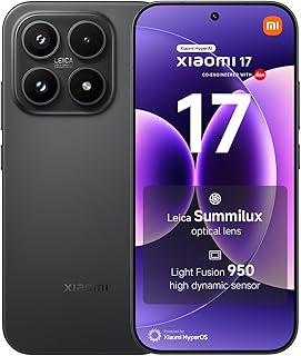 Xiaomi 17, smartphone 12+512 GB, Leica Summilux Optical Lens, Light Fusion 950 Image Sensor, 6330 mAh (typ) batterij, Black, Fabrieksgarantie 2 + 1 jaar extrae, oplader niet inbegrepen