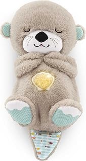 Fisher-Price FXC66 - Pluche snoezelotter muziekdoos, met rustgevende muziek en ritmische bewegingen om te kalmeren, babyspeelgoed vanaf de geboorte