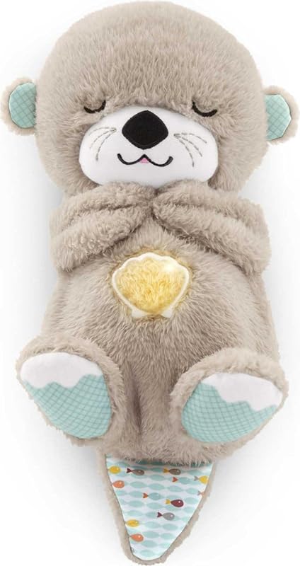 Fisher-Price Soothe 'n Snuggle Otter pluchen babyspeelgoed - outlet/retourdeal