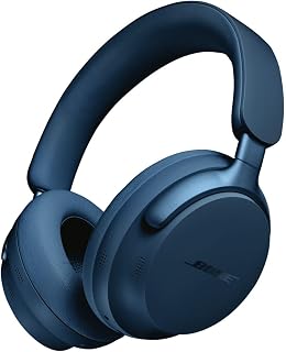 Bose QuietComfort Ultra Draadloze Noise cancelling-hoofdtelefoon met Spatial Audio, over-ear hoofdtelefoon met microfoon, afspeeltijd tot 24 uur, Maanblauw - Limited-Edition