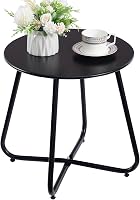 HollyHOME Bijzettafel Outdoor Kleine Balkontafel Ronde Tuintafel - outlet/retourdeal