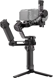 DJI RS 5 Combo, gimbalstabilisator voor camera's, Canon/Sony/Nikon/Fujifilm | Rs Verbeterde Intelligente Tracking Module, Elektronische Aktetas Handvat, BG33 Grip, 3 Kg Laadvermogen, Z-as Indicator