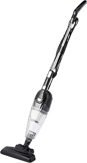 Amazon Basics Steelstofzuiger, 2-in-1 apparaat met kabel, ECO-motor, HEPA-filter, gering gewicht, zwart