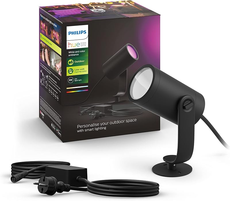 Philips Hue Lily Tuinspot 1-Lichts Basis Set - tweedehands - zeer goed — outlet/retourdeal