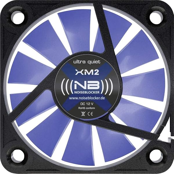 Noiseblocker BlackSilentFan XM2 Computer case Fan 4 cm Black - outlet/retourdeal