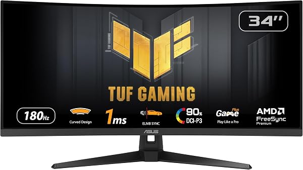 ASUS TUF Gaming VG34VQ3B Gaming Monitor - tweedehands - zeer goed — outlet/retourdeal