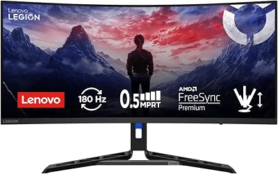 Lenovo Legion R34w-30-34 inch gebogen gaming monitor met Eyesafe (WQHD - outlet/retourdeal