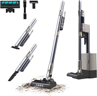 Cecotec Scoba 2100 Station Draadloze stofzuiger met zelflegende basis, 210 W, digitale borstelmotor, zuigdruk 20 kPa, gebruiksduur 40 min, 2 modi, Jalisco-borstel, accessoires 2-in-1