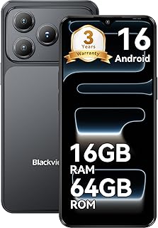 Blackview Wave 7C Smartphone zonder abonnement, Android 16 smartphones 32MP+13MP KI-camera, 16GB+64GB/2TB, 6,56 inch goedkoope mobiele telefoon, 5000 mAh simlockvrije mobiele telefoons, 4G dual SIM