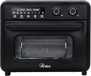 ARDES - ARFRYA02 Heteluchtfriteuse en hybride oven 30 liter met draaispit - Air Fryer voor frituren en bakken zonder olie, drogen en ontdooien