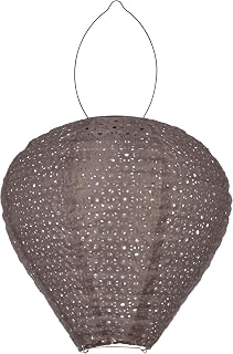 EGLO Solar lampion Z_Solar, buiten Solarlamp, tuinlamp, hangende lantaarn, balkon decoratie kunststof beige, warmwit, IP44