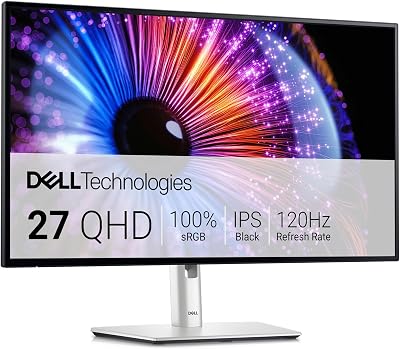 Dell U2724DE 27' QHD Thunderbolt Hub-Monitor mit 5-Sterne-Zertifizierung für Augenfreundlichkeit und Daisy Chain