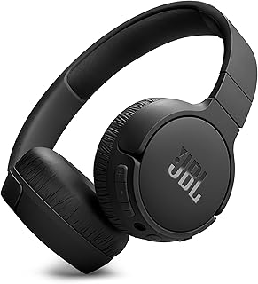 JBL Tune 670NC draadloze on-ear koptelefoon in zwart - met Adaptive Noise Cancelling, Bluetooth, lichtgewicht ontwerp en 70 uur batterijduur