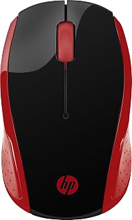 HP 200 Draadloze Muis (Wireless USB) Rood