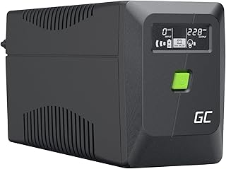 Green Cell RTII UPS Rack Online 650VA 360W met LCD-Display | Zuivere Sinusgolf, Ingang 220-240V, Uitgang 230V en Externe Accu voor Servers, Computers en Serverruimtes