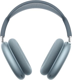 Apple AirPods Max 2 Draadloze Over-Ear Koptelefoon, Actieve Ruisonderdrukking, Adaptieve Audio, Gepersonaliseerde Ruimtelijke Audio, Bluetooth Koptelefoon voor iPhone – Blauw ​​​​​​​