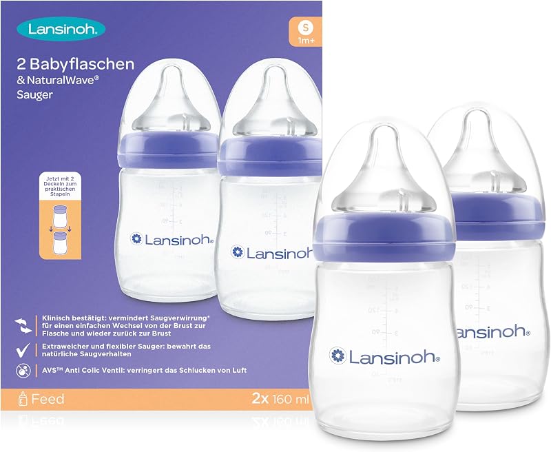 Lansinoh I babyfles PP Natural Wave 2 x 160 ml - outlet/retourdeal