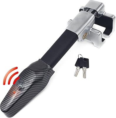 KRASER KR830 Stuurslot Alarm 120 dB Anti-diefstal Auto Universele voertuigvergrendeling Veiligheidsvergrendeling Bar, Universele bescherming Parkeerbeveiliging