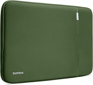 tomtoc 360° Laptop Sleeve Hoes voor 16 Inch MacBook Pro M5 Pro/Max (2026) A3428 A3429, M4/M3/M2/M1 (2024–2021), 360° All-Round Bescherming, Schokbestendig, Waterafstotende Laptoptas