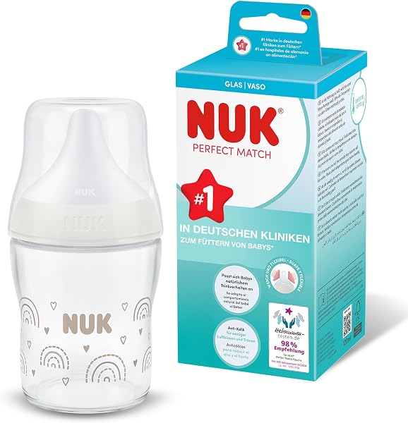 NUK Perfect Match glazen babyfles - outlet/retourdeal
