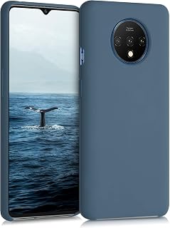 kwmobile telefoonhoesje compatibel met OnePlus 7T hoesje - Zachte case voor smartphone - Back cover in leisteen
