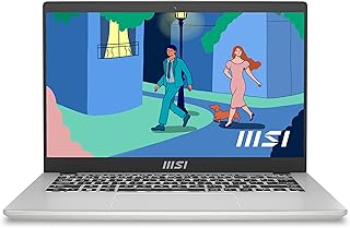 MSI Modern 14 C12M-073IT, Notebook 14 inch Full-HD 60 Hz, Intel I7-1255U, Intel Iris Xe, 16 GB RAM DDR4, 512 GB SSD M.2 PCIe 3, WiFi 6, Win 11 Home [Layout en Italiaanse garantie] zilver