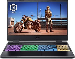 Acer Nitro 5 AN515-58-7290 Gaming Laptop 15,6 inch Full HD IPS 144 Hz, Gamer Laptop (Intel Core i7-12650H, NVIDIA GeForce RTX 4060, 16 GB RAM, 512 GB SSD, zonder besturingssystemen) - Gaming PC zwart