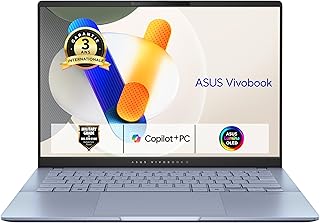 ASUS Vivobook S 14 AI-S5406-75W 14 inch WUXGA OLED 60Hz laptop (AMD Ryzen AI 9 365 5,0 GHz, 32 GB LPDDR5X, SSD 1 TB, Radeon 880M Graphics) - Windows 11 Home, QWERTY-toetsenbord zwart